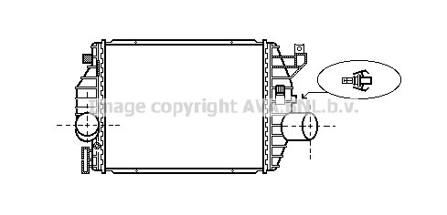 Ladeluftkühler für MERCEDES-BENZ VITO Bus (638)