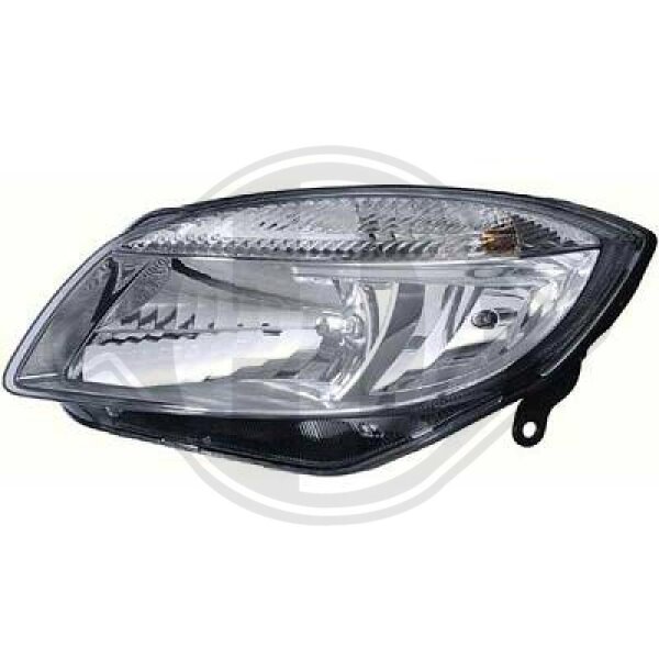 Hauptscheinwerfer rechts für SKODA ROOMSTER (5J7)