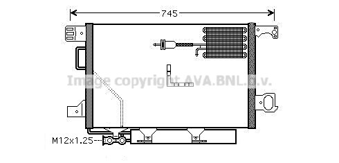 Kondensator, Klimaanlage für MERCEDES-BENZ C-CLASS (W203)