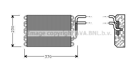 Verdampfer, Klimaanlage für MERCEDES-BENZ 124 Stufenheck (W124)