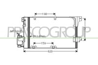 Kondensator, Klimaanlage f&uuml;r OPEL ASTRA F Cabriolet (T92)