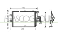 Kondensator, Klimaanlage für OPEL CORSA C (X01)