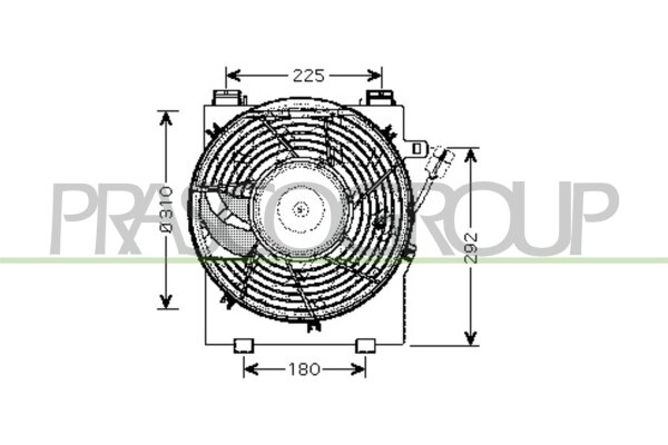 Lüfter, Motorkühlung für VAUXHALL CORSA Mk II (C) (X01)