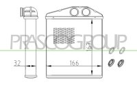 Wärmetauscher, Innenraumheizung für VAUXHALL CORSA Mk II (C) (X01)