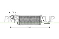 Ladeluftkühler für OPEL CORSA C (X01)