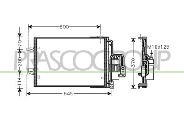 Kondensator, Klimaanlage für VAUXHALL CORSA Mk II (C) (X01)