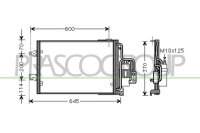 Kondensator, Klimaanlage f&uuml;r VAUXHALL CORSA Mk II (C) (X01)