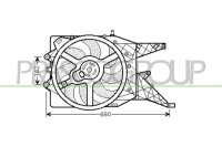 Lüfter, Motorkühlung für VAUXHALL CORSAVAN...
