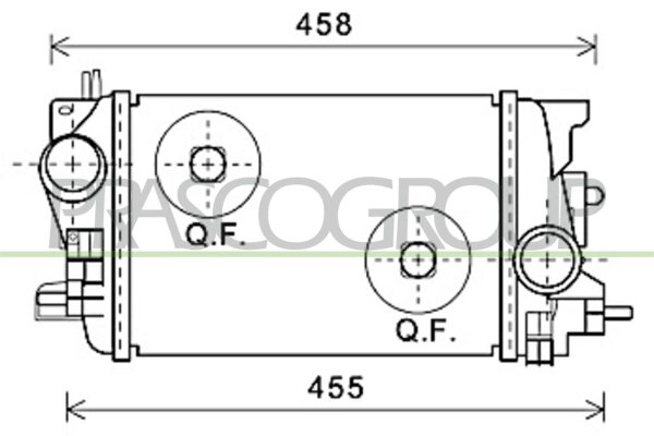 Ladeluftkühler für VAUXHALL MERIVA Mk II (B) (S10)