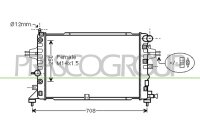 Kühler, Motorkühlung für OPEL ZAFIRA /...