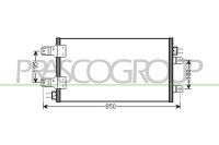 Kondensator, Klimaanlage vorne für NISSAN INTERSTAR...