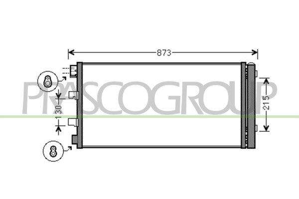 Kondensator, Klimaanlage vorne für VAUXHALL MOVANO Mk II (B) Chassis/Cab (X62)