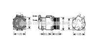 Kompressor, Klimaanlage für PEUGEOT 607 (9D, 9U)