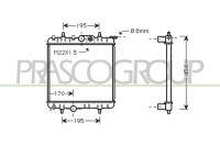 K&uuml;hler, Motork&uuml;hlung f&uuml;r PEUGEOT 206 Schr&auml;gheck (2A/C)