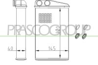 Wärmetauscher, Innenraumheizung für RENAULT...