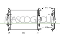 Kühler, Motorkühlung für RENAULT MEGANE II...