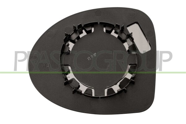 Spiegelglas, Außenspiegel rechts für RENAULT TWINGO II (CN0_)