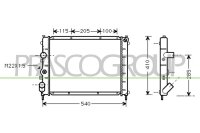 Kühler, Motorkühlung für RENAULT KANGOO (KC0/1_)