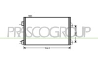 Kondensator, Klimaanlage f&uuml;r RENAULT THALIA II (LU_)