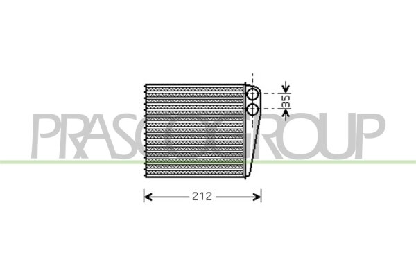 Wärmetauscher, Innenraumheizung für RENAULT MODUS / GRAND MODUS (F/JP0_)