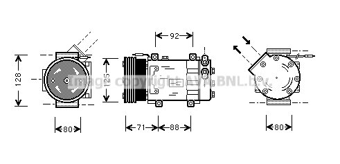 Kompressor, Klimaanlage für RENAULT KANGOO (KC0/1_)