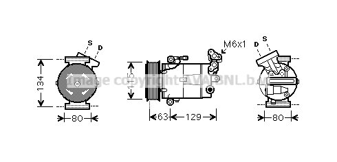 Kompressor, Klimaanlage für RENAULT MEGANE II (BM0/1_, CM0/1_)