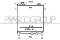 Kühler, Motorkühlung für VW UP! (121, 122,...