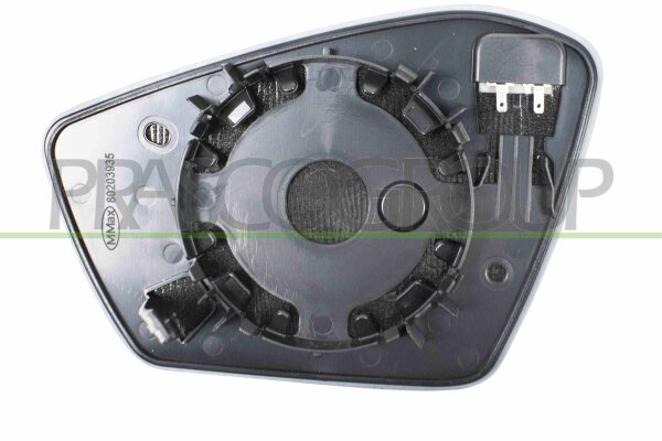 Spiegelglas, Außenspiegel rechts für SKODA SCALA (NW1)