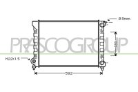 Kühler, Motorkühlung für VW GOLF I...
