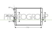 Kühler, Motorkühlung für VW GOLF IV (1J1)
