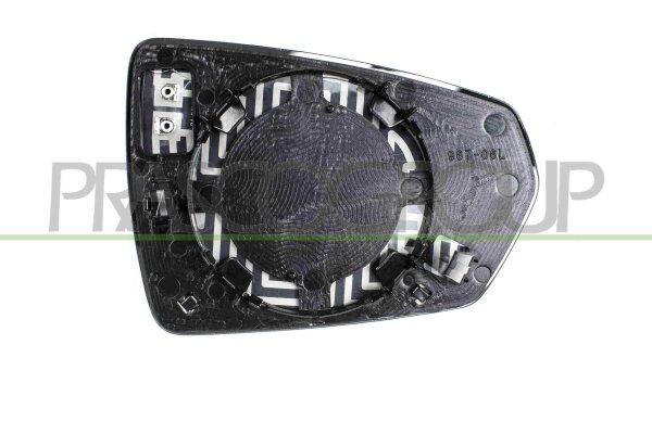 Spiegelglas, Außenspiegel links für VW POLO VI (AW1, BZ1, AE1)