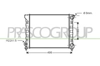 Kühler, Motorkühlung für VW GOLF I...