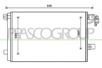 Kondensator, Klimaanlage für VW TRANSPORTER T5 Bus...