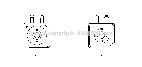 Ölkühler, Motoröl für AUDI A6 C5 (4B2)