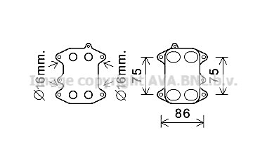 Ölkühler, Motoröl für VW PASSAT B7 (362)