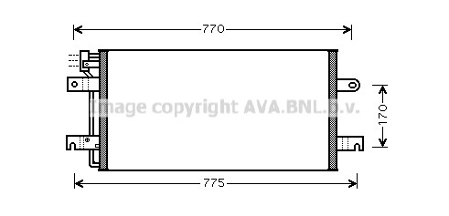 Kondensator, Klimaanlage für VW TRANSPORTER IV Bus (70B, 70C, 7DB, 7DK, 70J, 70K, 7DC, 7DJ)