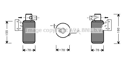 Trockner, Klimaanlage für VW PASSAT B3/B4 (3A2, 35I)