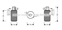 Trockner, Klimaanlage f&uuml;r VW PASSAT B3/B4 (3A2, 35I)