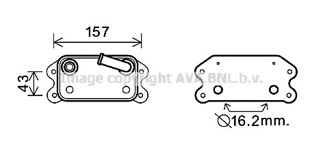 Ölkühler, Motoröl für VOLVO S80 II (124)