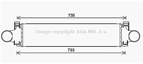 Ladeluftkühler für VOLVO V60 I (155)