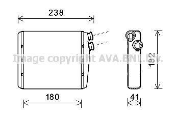 Wärmetauscher, Innenraumheizung für LAND ROVER FREELANDER 2 (L359)