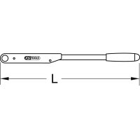 KS TOOLS 516.3555 1&quot; Kurzweg-Drehmomentschl&uuml;ssel, 500-2000Nm