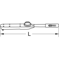 KS TOOLS 516.3620 3/8&quot; Pr&uuml;f-Drehmomentschl&uuml;ssel, 3,6-18Nm