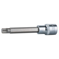 KS TOOLS 918.1693-E 1/2&quot; CHROMEplus Bit-Stecknuss XZN, lang, M8, auf H&auml;nger