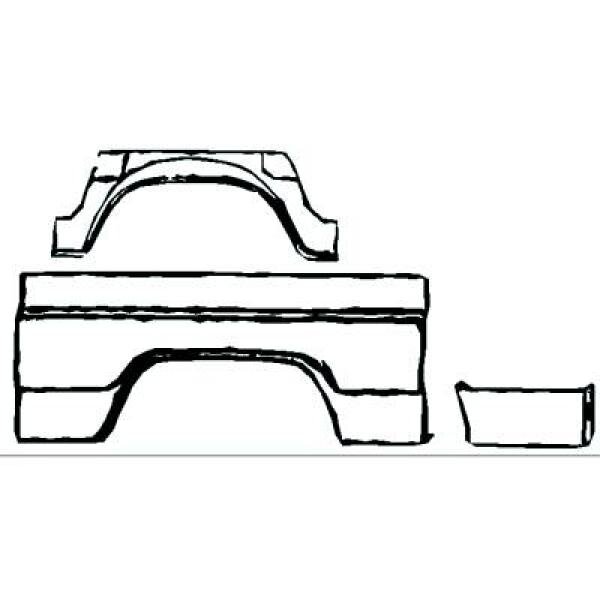 Radhaus beidseitig,innen für MERCEDES-BENZ T1 Kasten (601, 611)