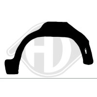 Seitenwand hinten links für OPEL ASTRA F CC (T92)