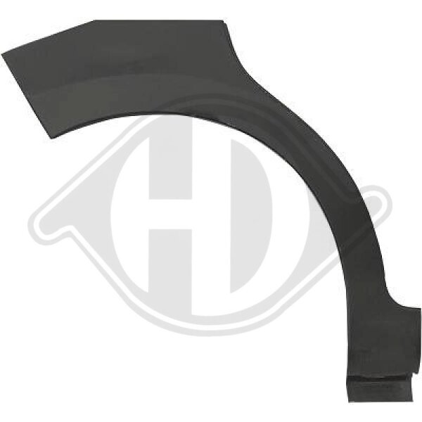 Seitenwand hinten rechts für PEUGEOT 207 Stufenheck