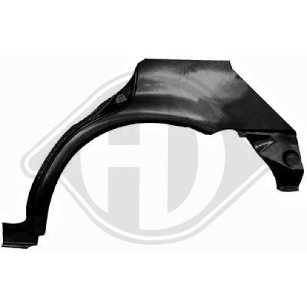 Seitenwand hinten links für HONDA CIVIC VI Stufenheck (EJ, EK, SO)
