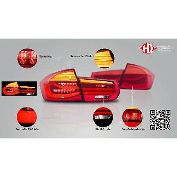 Heckleuchtensatz beidseitig,hinten für BMW 3 (F30, F80)