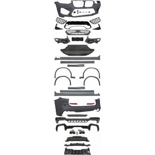 Stoßfänger beidseitig,hinten,vorne für BMW X3 (G01, F97)